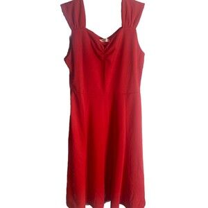 Man Li Shang Bright Red Dress Size XL